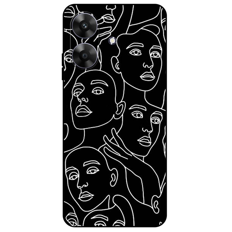 کاور مگافون طرح دخترانه مدل 7762 مناسب برای گوشی موبایل ریلمی Note 60 / Note 60X