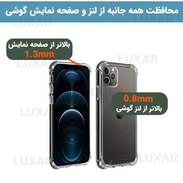 کاور لوکسار مدل 12promax _Unicom مناسب برای گوشی موبایل اپل iPhone 12 Pro Max
