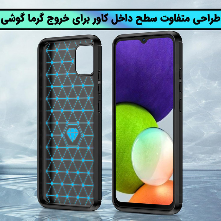 کاور لوکسار مدل a03 - Lotus مناسب برای گوشی موبایل سامسونگ Galaxy A03