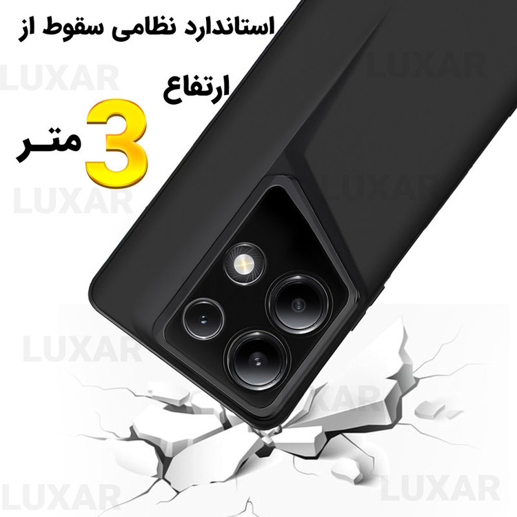 کاور لوکسار مدل note13 -Porsche مناسب برای گوشی موبایل شیائومی Redmi Note 13 4G