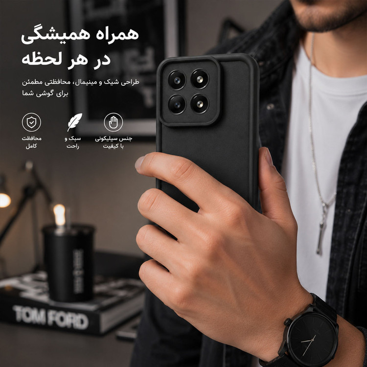 کاور گاردتک اساک مدل Silicone Puffer مناسب برای گوشی موبایل شیائومی Mi 15T Pro
