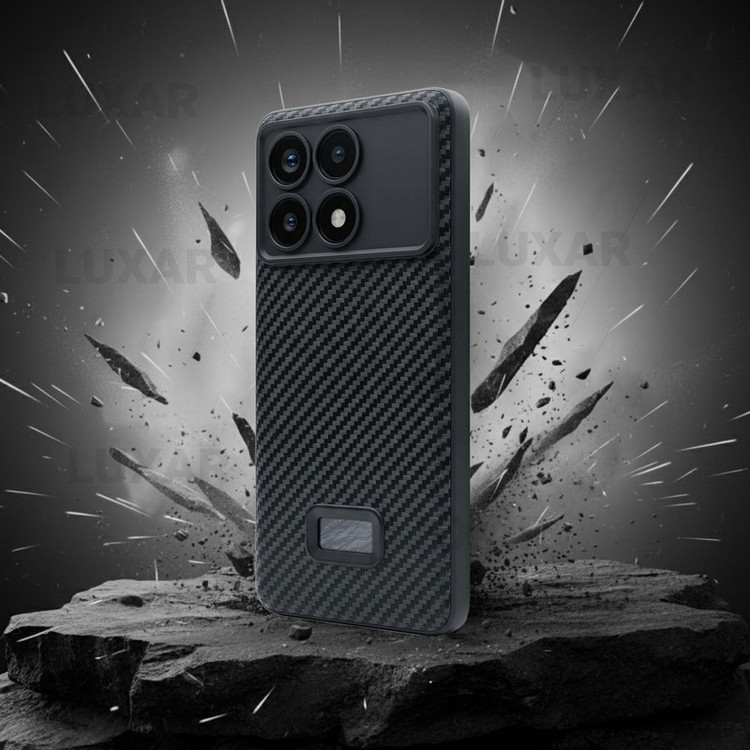 کاور لوکسار مدل k70pro _Carbon Line مناسب برای گوشی موبایل شیائومی Redmi K70 / K70 Pro