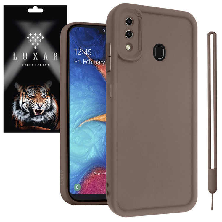 کاور لوکسار مدل a20 -Puffer band مناسب برای گوشی موبایل سامسونگ Galaxy A30 / A20 / M10S به همراه بند