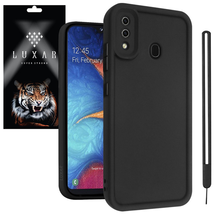 کاور لوکسار مدل a20 -Puffer band مناسب برای گوشی موبایل سامسونگ Galaxy A30 / A20 / M10S به همراه بند