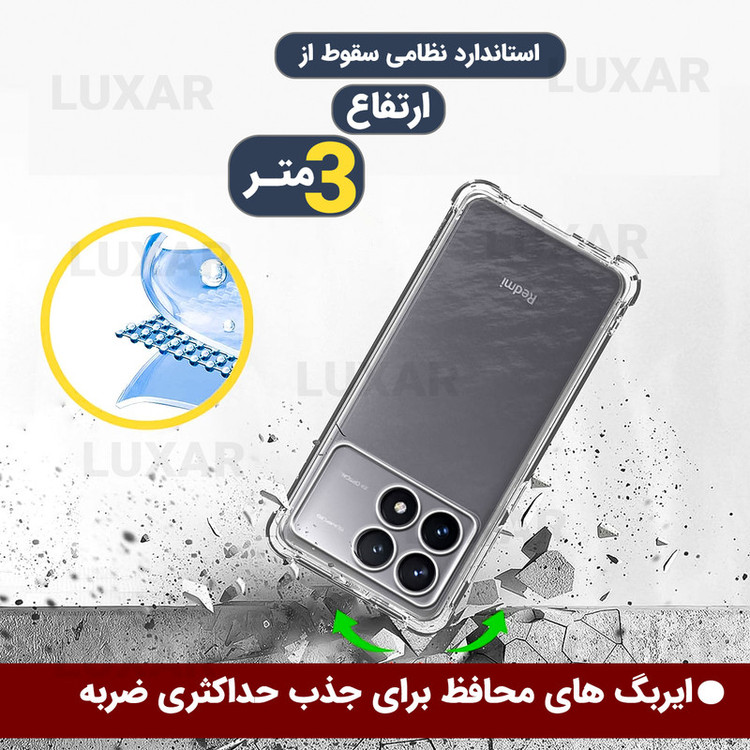 کاور لوکسار مدل pocof6pro _Unicom مناسب برای گوشی موبایل شیائومی Poco F6 Pro 5G / K70 5G / K70 Pro 5G