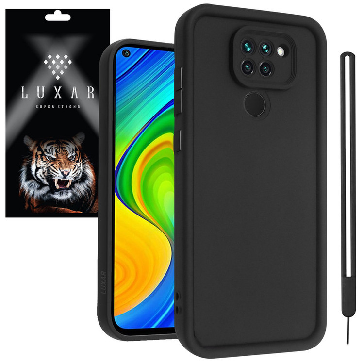 کاور لوکسار مدل Puffer band مناسب برای گوشی موبایل شیائومی Redmi Note 9 4G / 10X 4G به همراه بند آویز