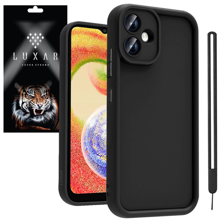 کاور لوکسار مدل a04 -Puffer band مناسب برای گوشی موبایل سامسونگ Galaxy A04E / F04 / M04 به همراه بند