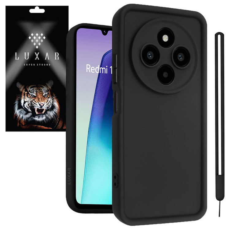 کاور لوکسار مدل redmi14c -Puffer band طرح بند دار مناسب برای گوشی موبایل شیائومی Redmi 14C / Redmi 14R / Poco C75