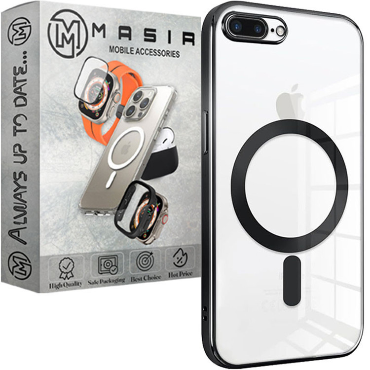 کاور مسیر مدل Silicone Magnetic Magsafe مناسب برای گوشی موبایل اپل iPhone 7 plus