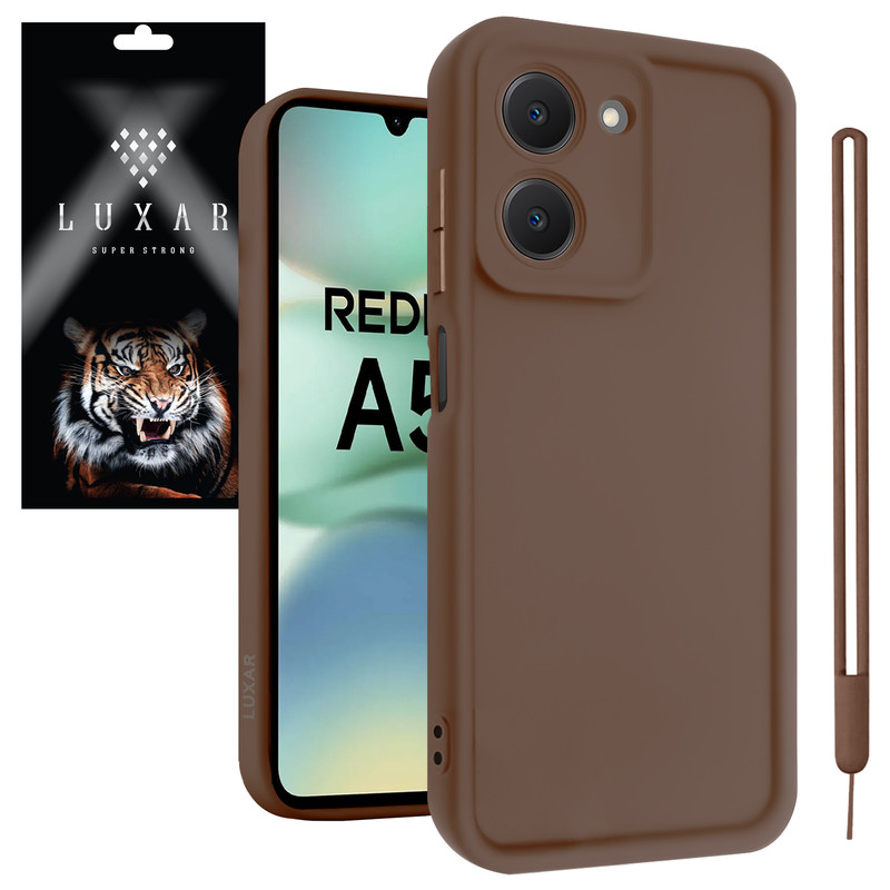 کاور لوکسار مدل redmia5 -Puffer band مناسب برای گوشی موبایل شیائومی Redmi A5 4G / Poco C71 4G به همراه بند
