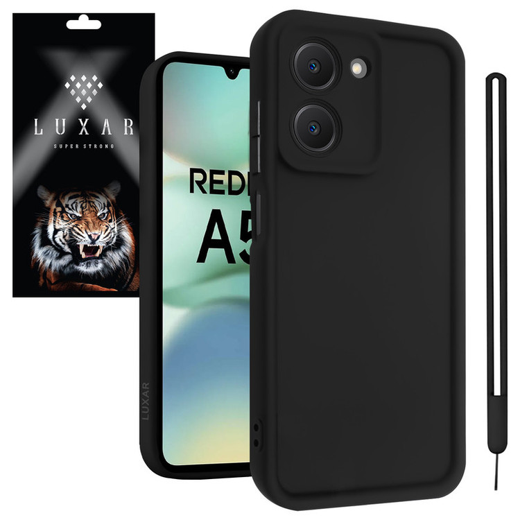 کاور لوکسار مدل redmia5 -Puffer band مناسب برای گوشی موبایل شیائومی Redmi A5 4G / Poco C71 4G به همراه بند
