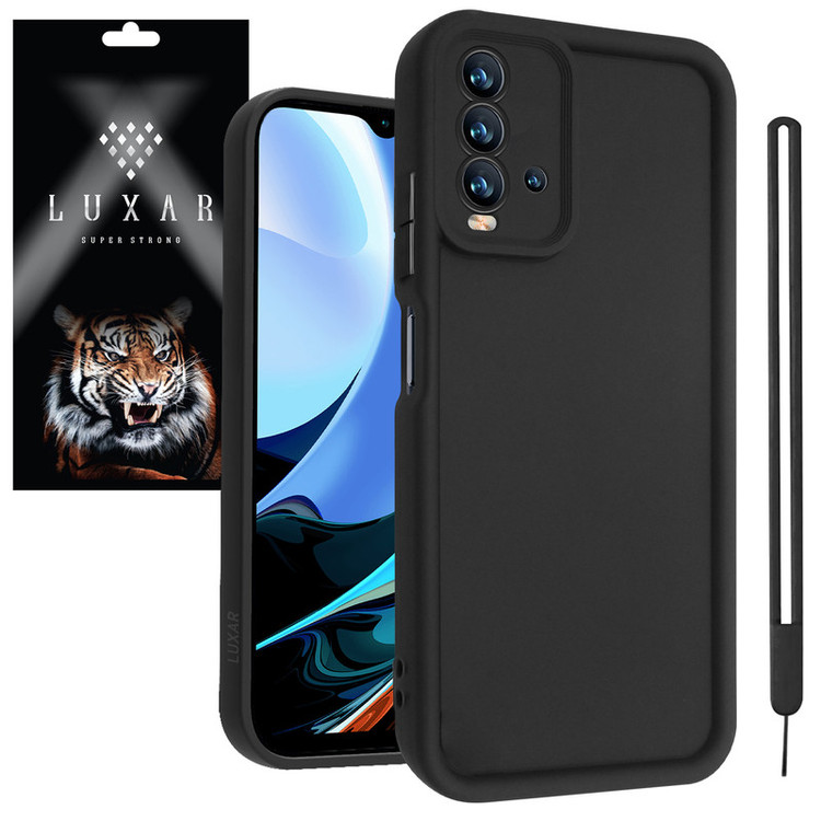 کاور لوکسار مدل note9 -Puffer band مناسب برای گوشی موبایل شیائومی Redmi Note 9 4G / Redmi 9T / 9 Power به همراه بند آویز