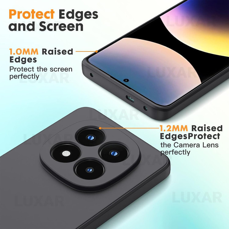 کاور لوکسار مدل 14proplus -silicone10 مناسب برای گوشی موبایل شیائومی Note 14 Pro Plus 5G
