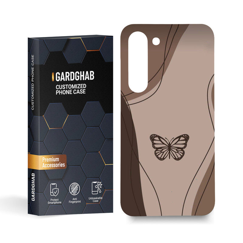 کاور گارد قاب مدل پروانه مناسب برای گوشی موبایل سامسونگ galaxy s23