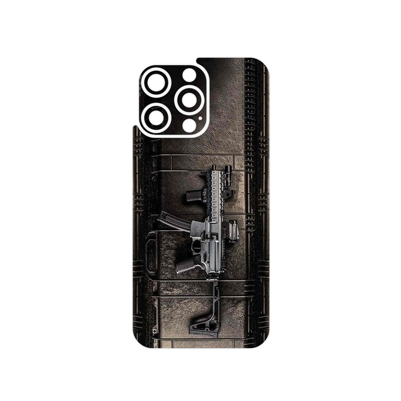 برچسب پوششی ماهوت مدل GUN مناسب برای گوشی موبایل اپل iPhone 15 Pro Max