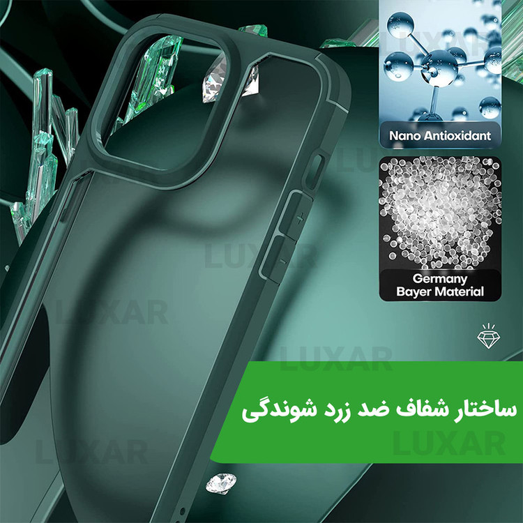 کاور لوکسار مدل redmi13 -Salt مناسب برای گوشی موبایل شیائومی Redmi 13 4G / Poco M6 4G / Redmi 13X 4G