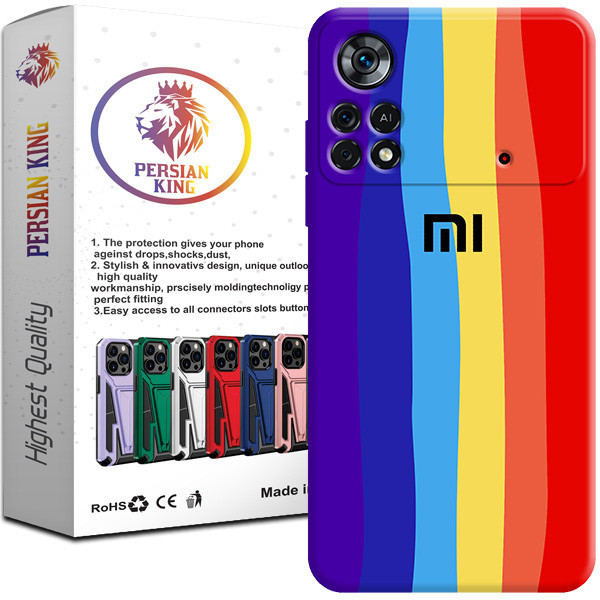 کاور پرشین کینگ مدل RED-HAFT 21 مناسب برای گوشی موبایل شیائومی Redmi Note 11 5G / Poco M4 Pro 5G / Redmi Note 11T