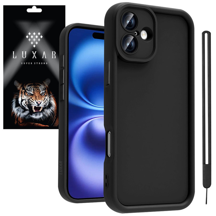 کاور لوکسار مدل ip16 -Puffer band مناسب برای گوشی موبایل اپل iPhone 16 به همراه بند آویز