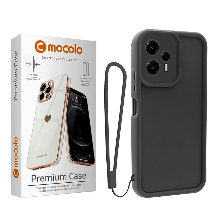 کاور موکولو مدل Silicone Puffer Strap مناسب برای گوشی موبایل شیائومی Poco F5/ Redmi Note 12 Turbo به همراه بند
