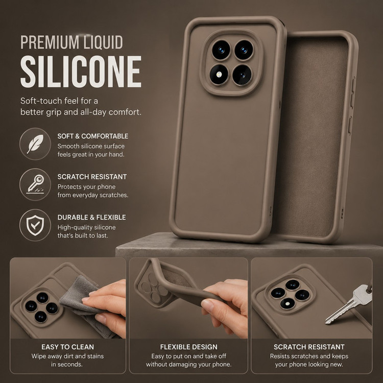 کاور گاردتک اساک مدل Silicone Puffer مناسب برای گوشی موبایل شیائومی Redmi Note 15 Pro 4G