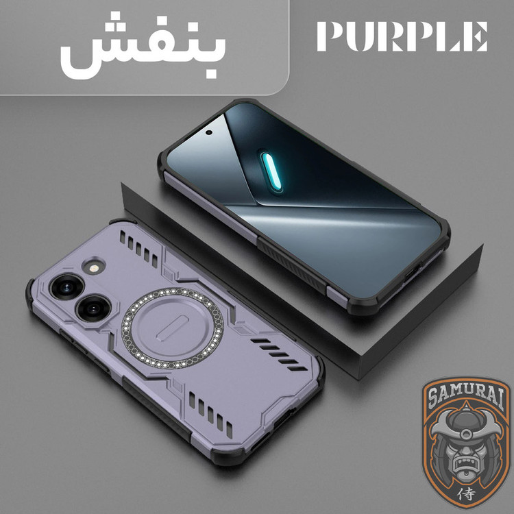 کاور سامورایی مدل Hunter مناسب برای گوشی موبایل شیائومی Poco X8 Pro