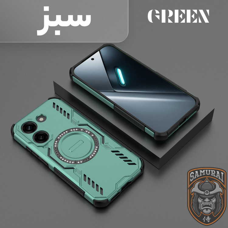 کاور سامورایی مدل Hunter مناسب برای گوشی موبایل شیائومی Poco X8 Pro