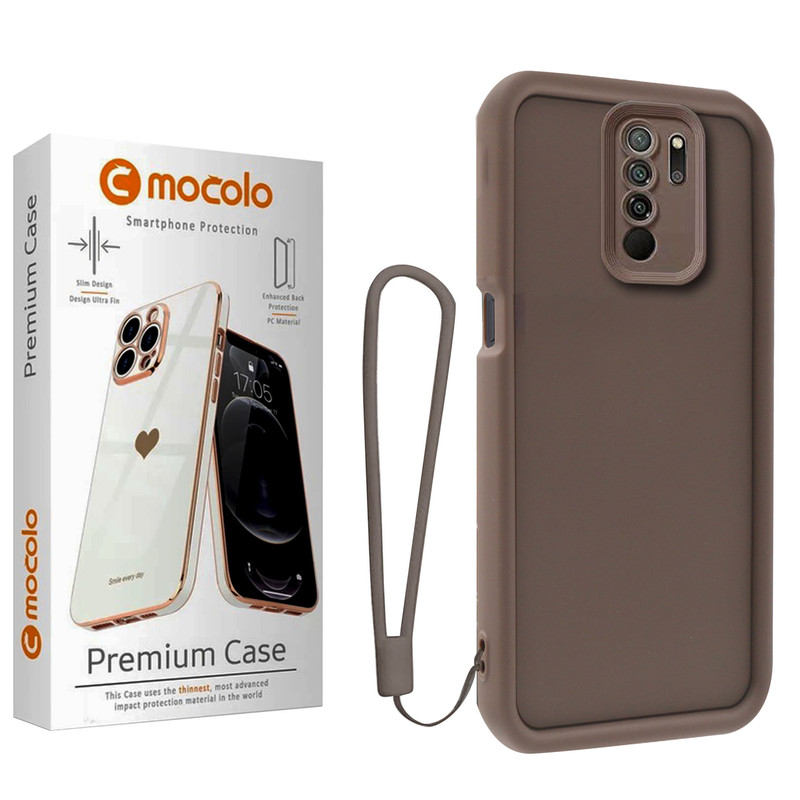 کاور موکولو مدل Silicone puffer Strap مناسب برای گوشی موبایل شیائومی Redmi Note 8 Pro به همراه بند آویز