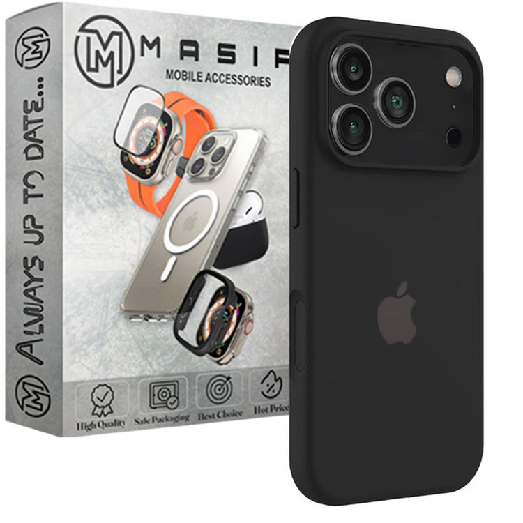 کاور مسیر مدل Silicone Case مناسب برای گوشی موبایل اپل iPhone 17 Pro
