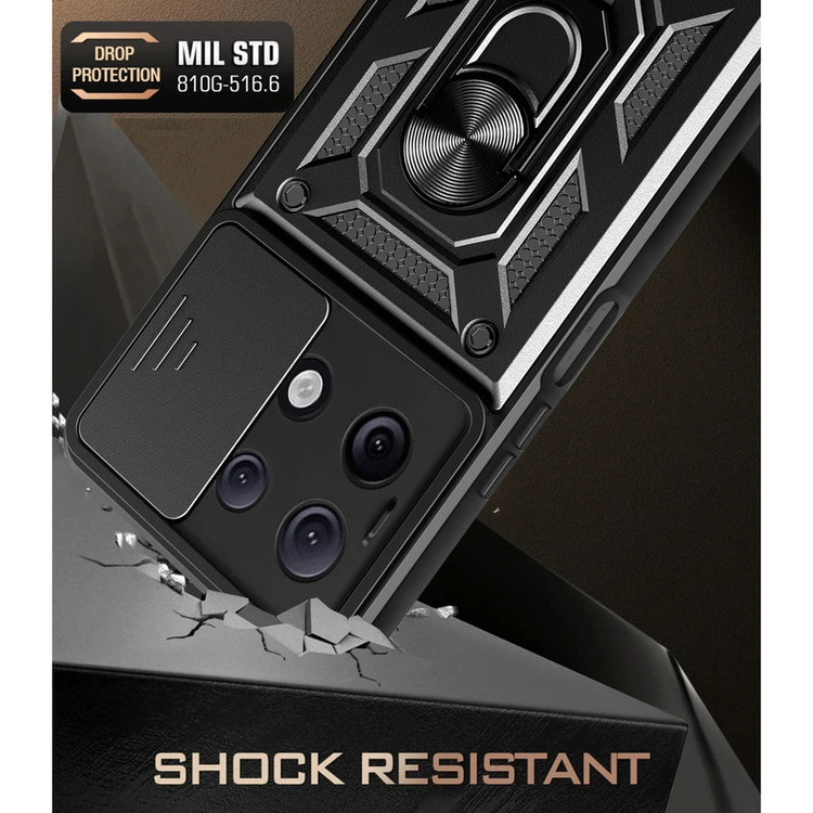 کاور اسپارتان مدل Defender Armor Strap مناسب برای گوشی موبایل شیائومی Redmi Note 13 Pro 5G به همراه بندآویز