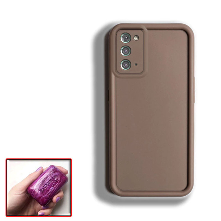 کاور موکولو مدل Silicone Puffer Strap مناسب برای گوشی موبایل سامسونگ Galaxy Note 20 به همراه بند آویز
