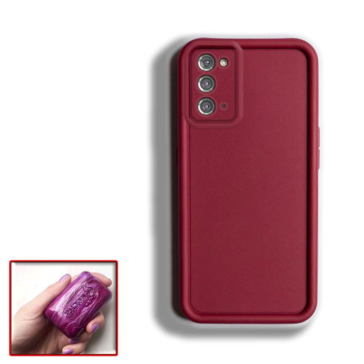 کاور موکولو مدل Silicone Puffer Strap مناسب برای گوشی موبایل سامسونگ Galaxy Note 20 به همراه بند آویز