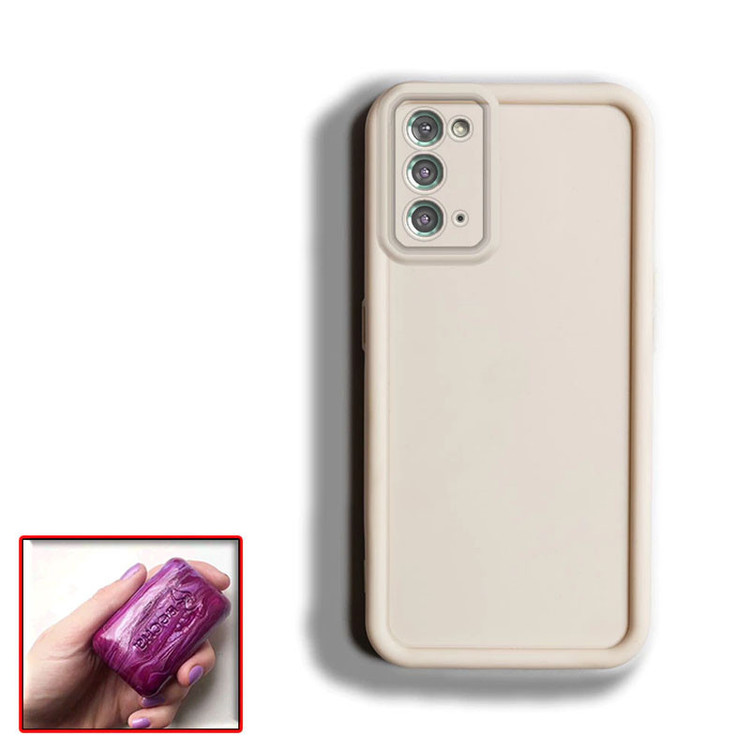 کاور موکولو مدل Silicone Puffer Strap مناسب برای گوشی موبایل سامسونگ Galaxy Note 20 به همراه بند آویز