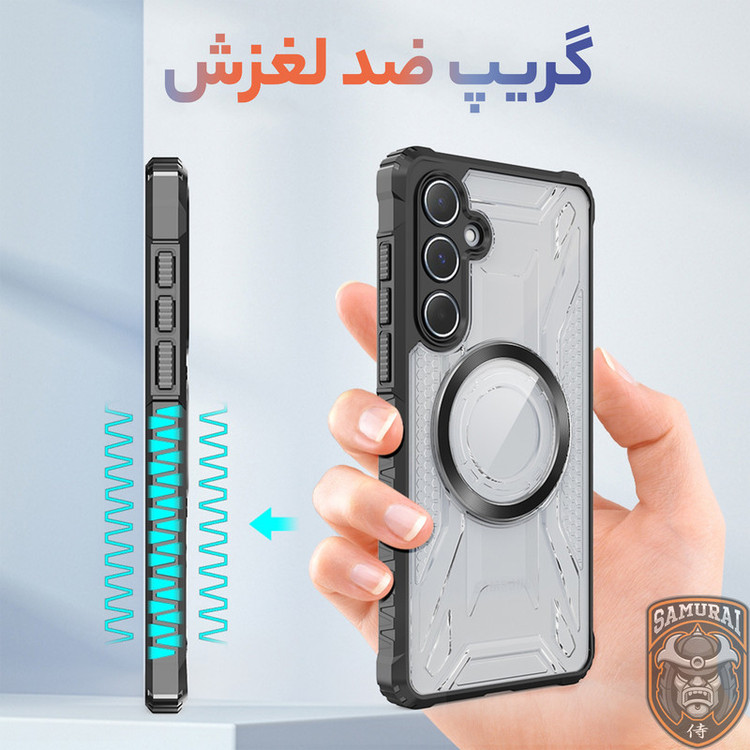 کاور سامورایی مدل Shocksafe مناسب برای گوشی موبایل سامسونگ Galaxy S24 FE
