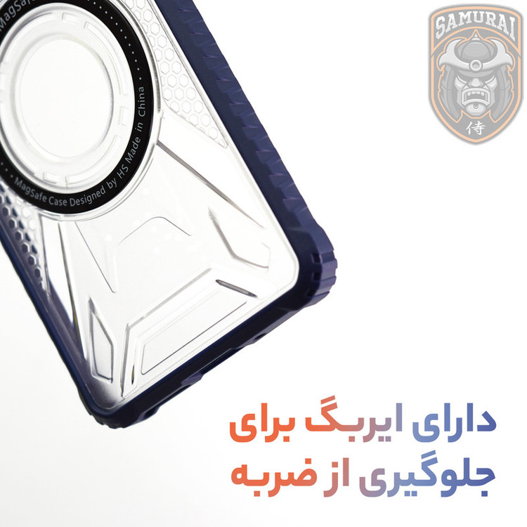 کاور سامورایی مدل Shocksafe مناسب برای گوشی موبایل شیائومی Redmi Note 15 5G / Redmi Note 15 4G / Poco M8 5G