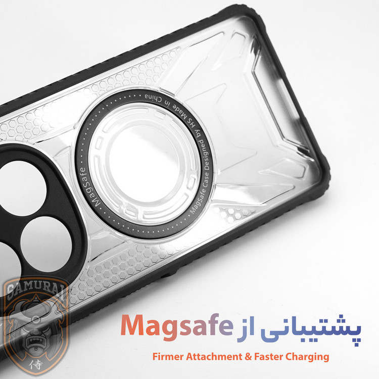 کاور سامورایی مدل Shocksafe مناسب برای گوشی موبایل شیائومی Redmi Note 15 5G / Redmi Note 15 4G / Poco M8 5G