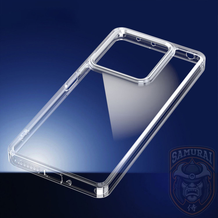 کاور سامورایی مدل Crystal Shield مناسب برای گوشی موبایل شیائومی Redmi Note 14S / Redmi Note 13 Pro 4G / Poco M6 Pro 4G