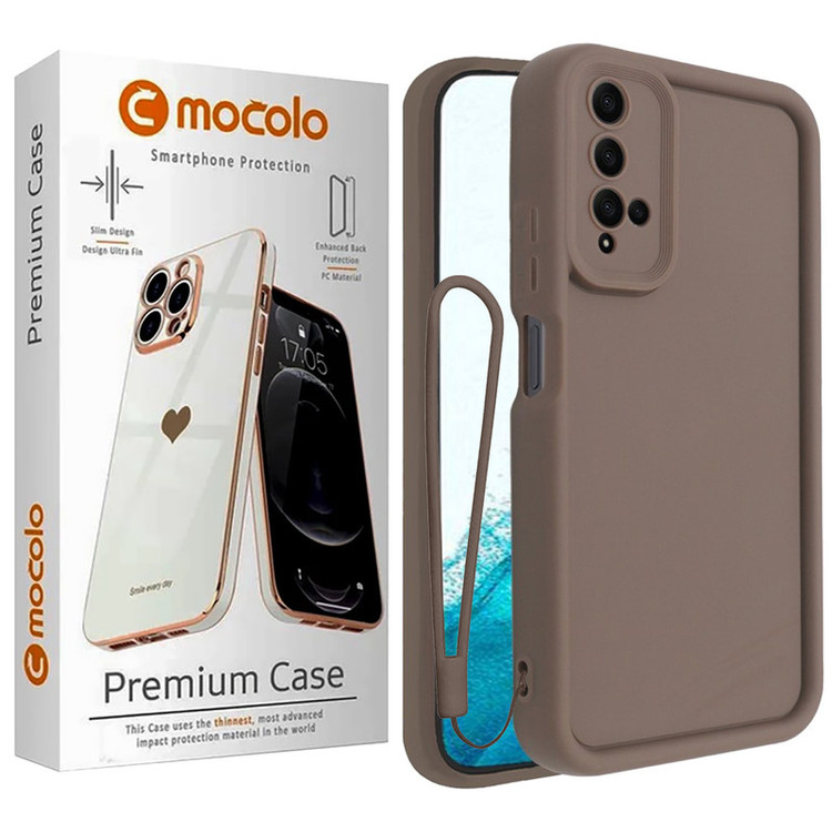 کاور موکولو مدل Silicone Puffer Strap مناسب برای گوشی موبایل هوآوی Nova 5T به همراه بند آویز