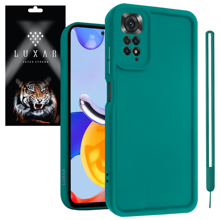 کاور لوکسار مدل note11pro -Puffer band مناسب برای گوشی موبایل شیائومی Redmi Note 12 Pro 4G / Note 11 Pro 4G - 5G Global به همراه بند آویز