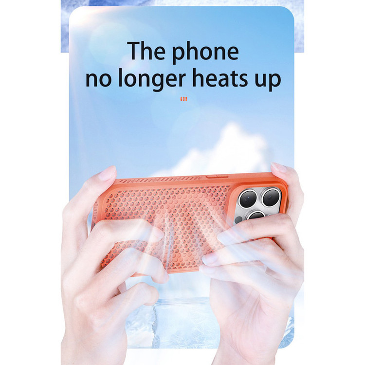 کاور سامورایی مدل Cooling مناسب برای گوشی موبایل اپل iPhone 16 Pro Max