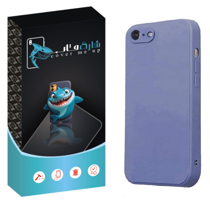 کاور شارک قاب مدل سیلیکونی پاک کنی مناسب برای گوشی موبایل اپل iPhone 6 / 6s