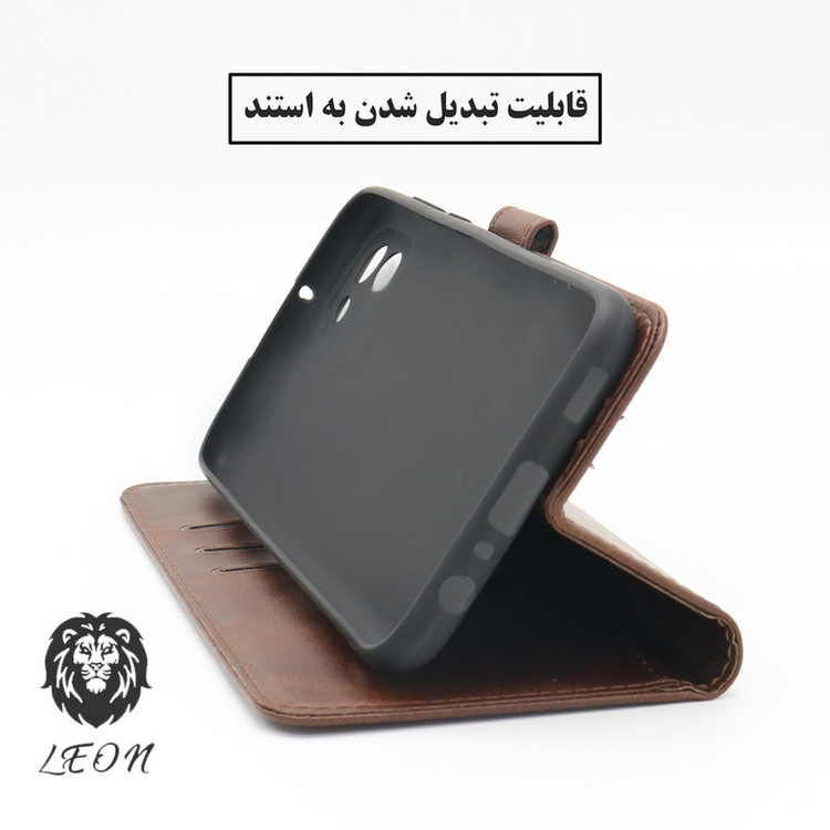کیف کلاسوری لئون مدل Bersa مناسب برای گوشی موبایل شیائومی Redmi Note 12 4G