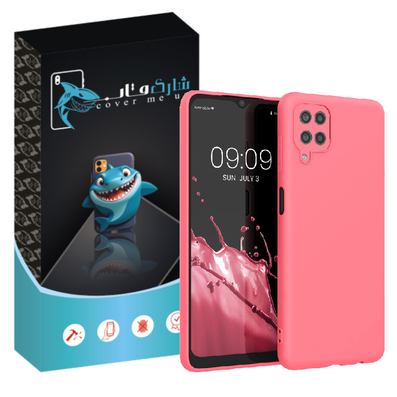 کاور شارک قاب مدل سیلیکونی پاک کنی مناسب برای گوشی موبایل سامسونگ Galaxy A22 4G