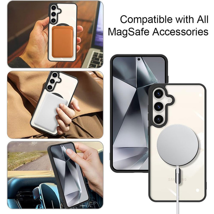 کاور مسیر مدل Silicone Mgnc Magsafe مناسب برای گوشی موبایل سامسونگ Galaxy S25 FE