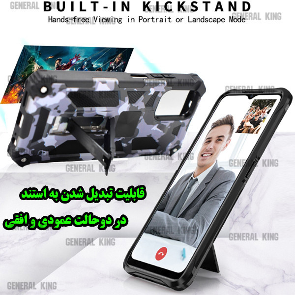 کاور ژنرال کینگ مدل Y-CH21 مناسب برای گوشی موبایل هوآوی Y6 Prime 2019 / Y6S / آنر 8A به همراه بند آویز