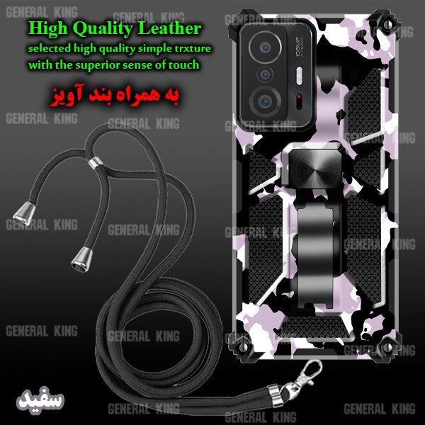 کاور ژنرال کینگ مدل Y-CH21 مناسب برای گوشی موبایل هوآوی Y6 Prime 2019 / Y6S / آنر 8A به همراه بند آویز