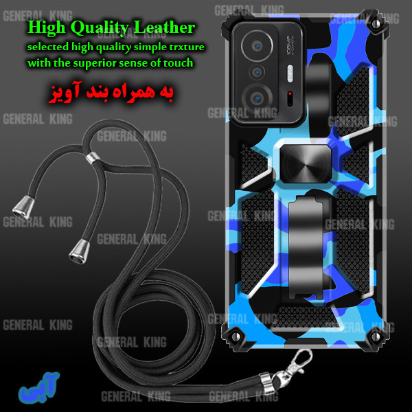 کاور ژنرال کینگ مدل Y-CH21 مناسب برای گوشی موبایل هوآوی Y6 Prime 2019 / Y6S / آنر 8A به همراه بند آویز
