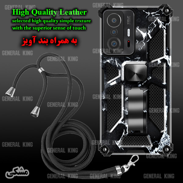 کاور ژنرال کینگ مدل Y-CH21 مناسب برای گوشی موبایل هوآوی Y6 Prime 2019 / Y6S / آنر 8A به همراه بند آویز