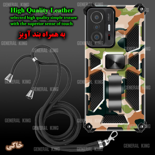 کاور ژنرال کینگ مدل Y-CH21 مناسب برای گوشی موبایل هوآوی Y6 Prime 2019 / Y6S / آنر 8A به همراه بند آویز
