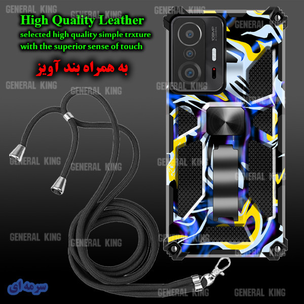 کاور ژنرال کینگ مدل Y-CH21 مناسب برای گوشی موبایل هوآوی Y6 Prime 2019 / Y6S / آنر 8A به همراه بند آویز