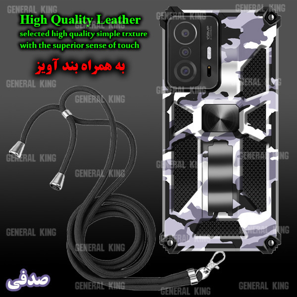 کاور ژنرال کینگ مدل Y-CH21 مناسب برای گوشی موبایل هوآوی Y6 Prime 2019 / Y6S / آنر 8A به همراه بند آویز